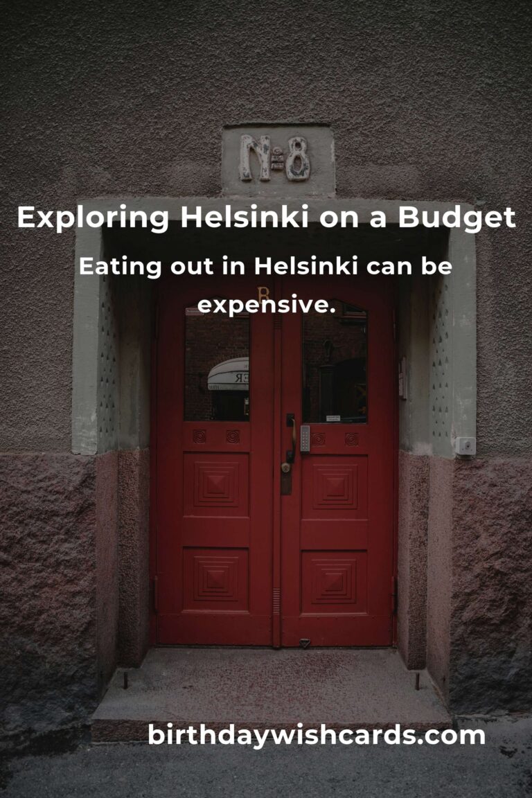 How to Save $500 in Helsinki on a Tight Budget