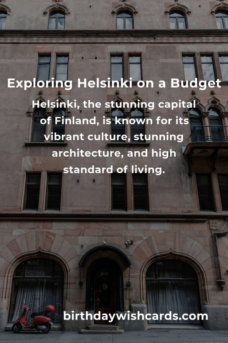 How to Save $500 in Helsinki on a Tight Budget