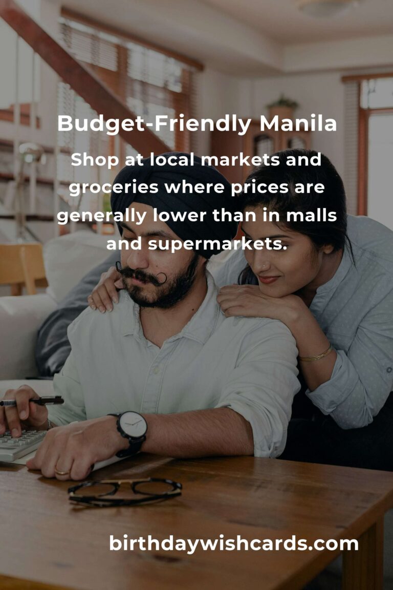 How to Save $500 in Manila on a Tight Budget