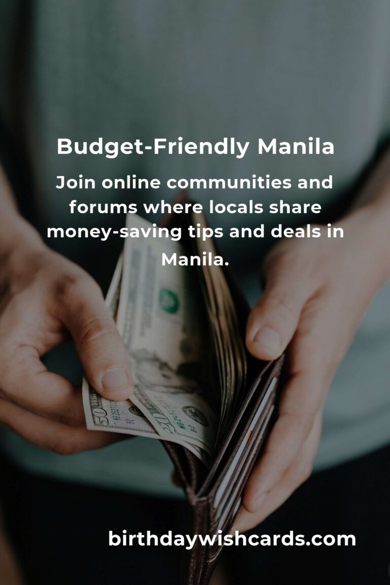 How to Save $500 in Manila on a Tight Budget