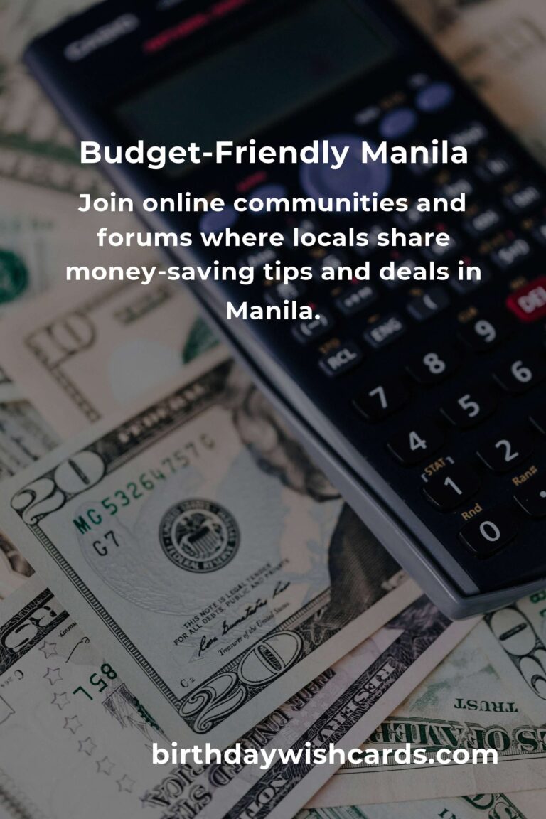 How to Save $500 in Manila on a Tight Budget