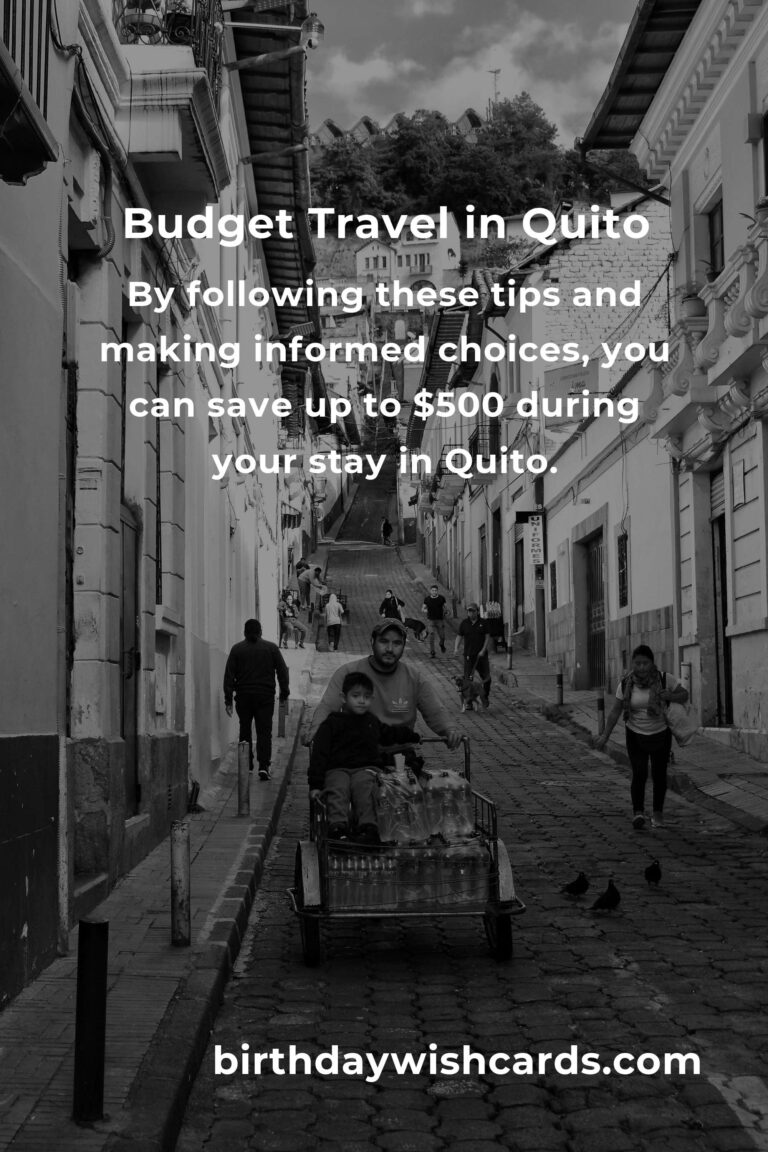 How to Save $500 in Quito on a Tight Budget
