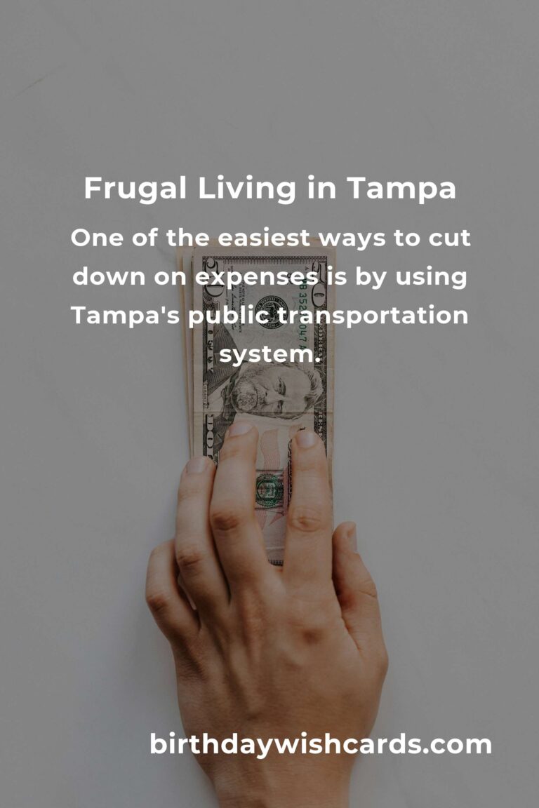 How to Save $500 in Tampa on a Tight Budget