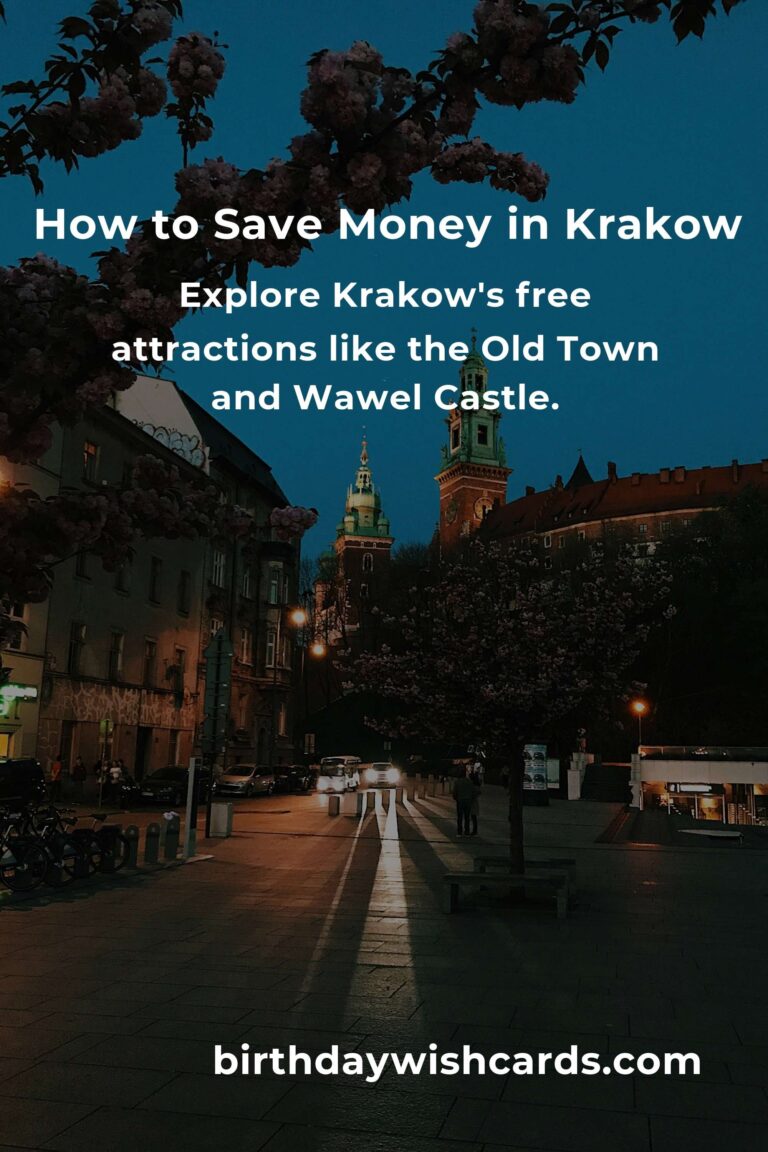 How to Save $5000 in Krakow on a Tight Budget