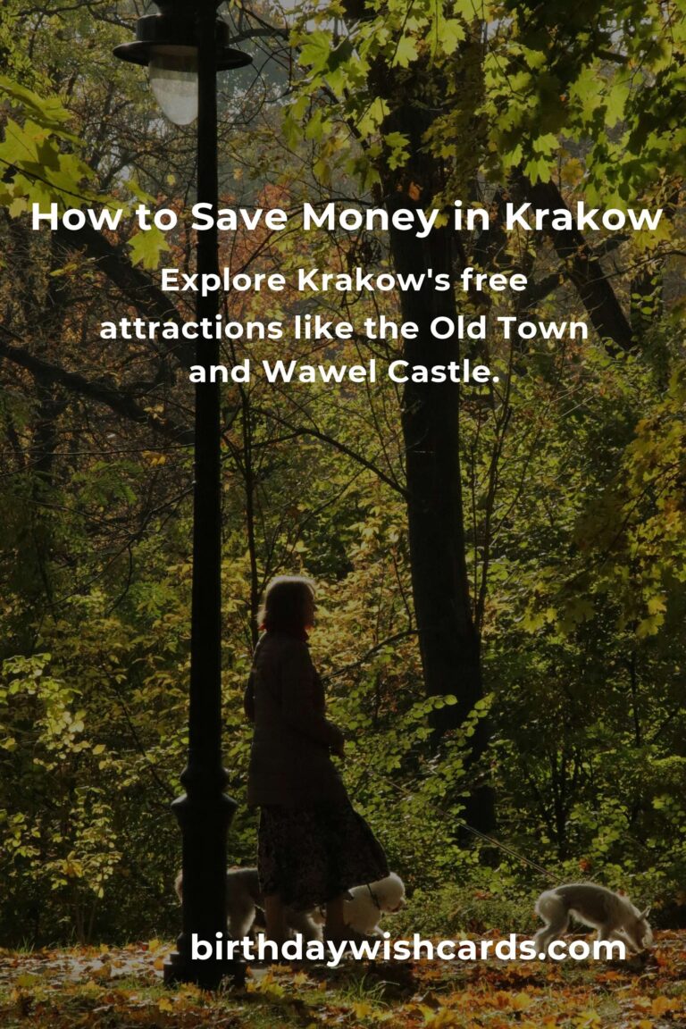 How to Save $5000 in Krakow on a Tight Budget