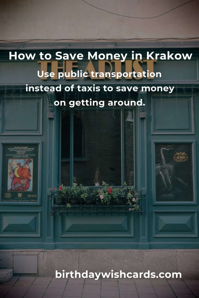 How to Save $5000 in Krakow on a Tight Budget