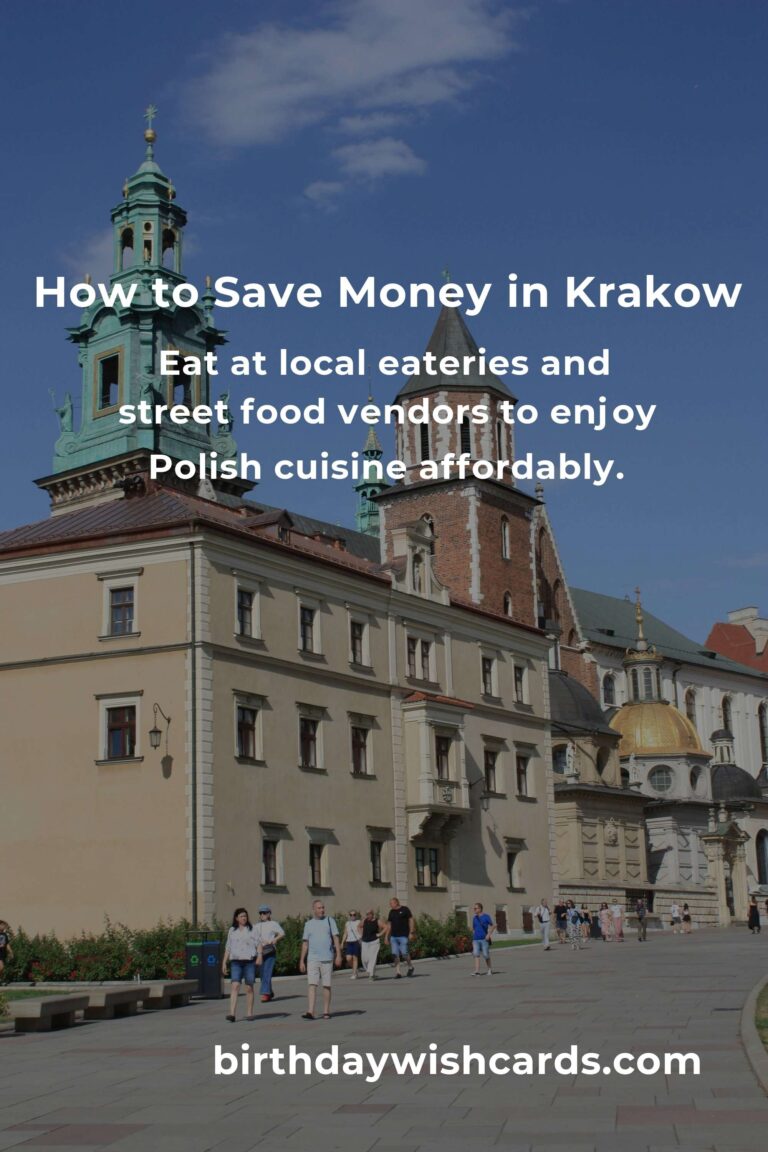 How to Save $5000 in Krakow on a Tight Budget