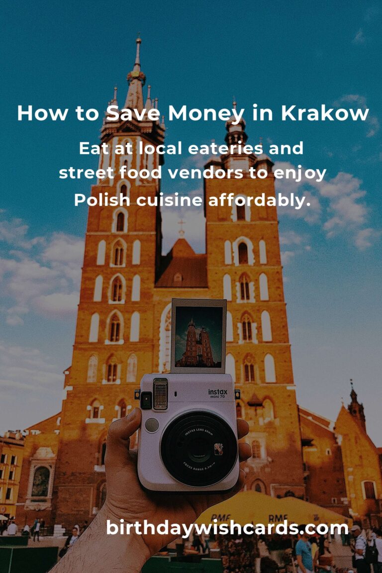 How to Save $5000 in Krakow on a Tight Budget