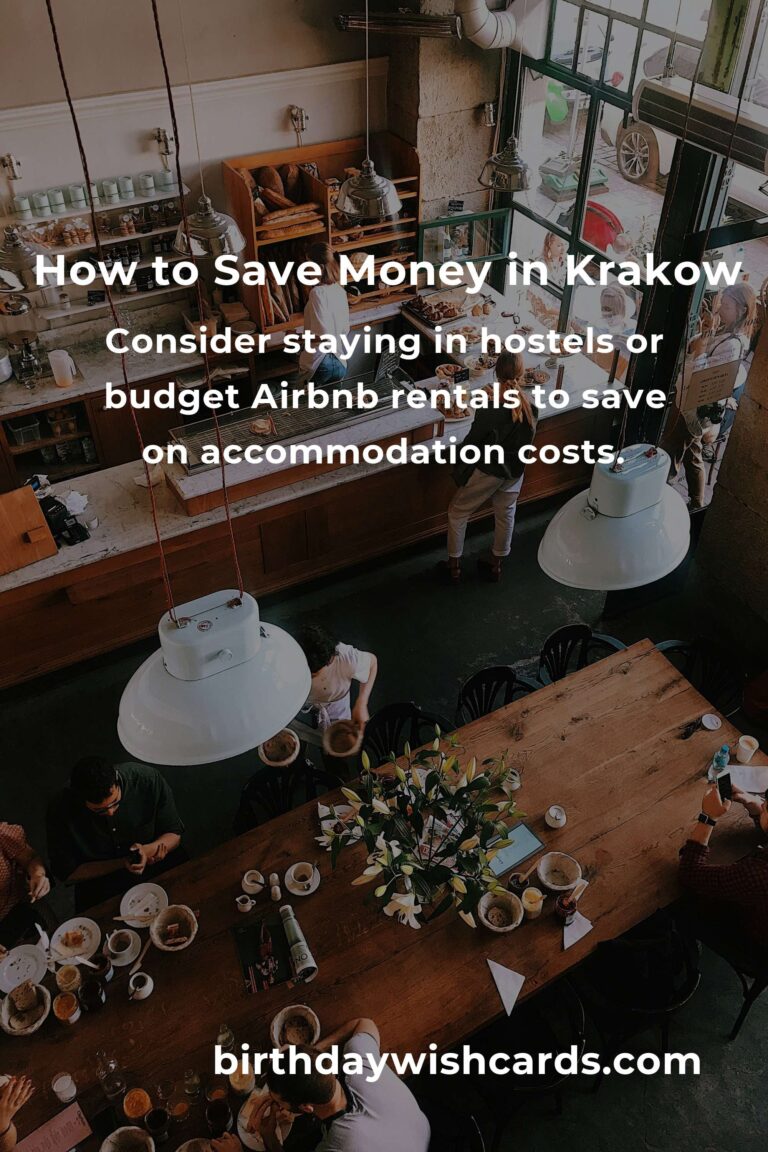 How to Save $5000 in Krakow on a Tight Budget