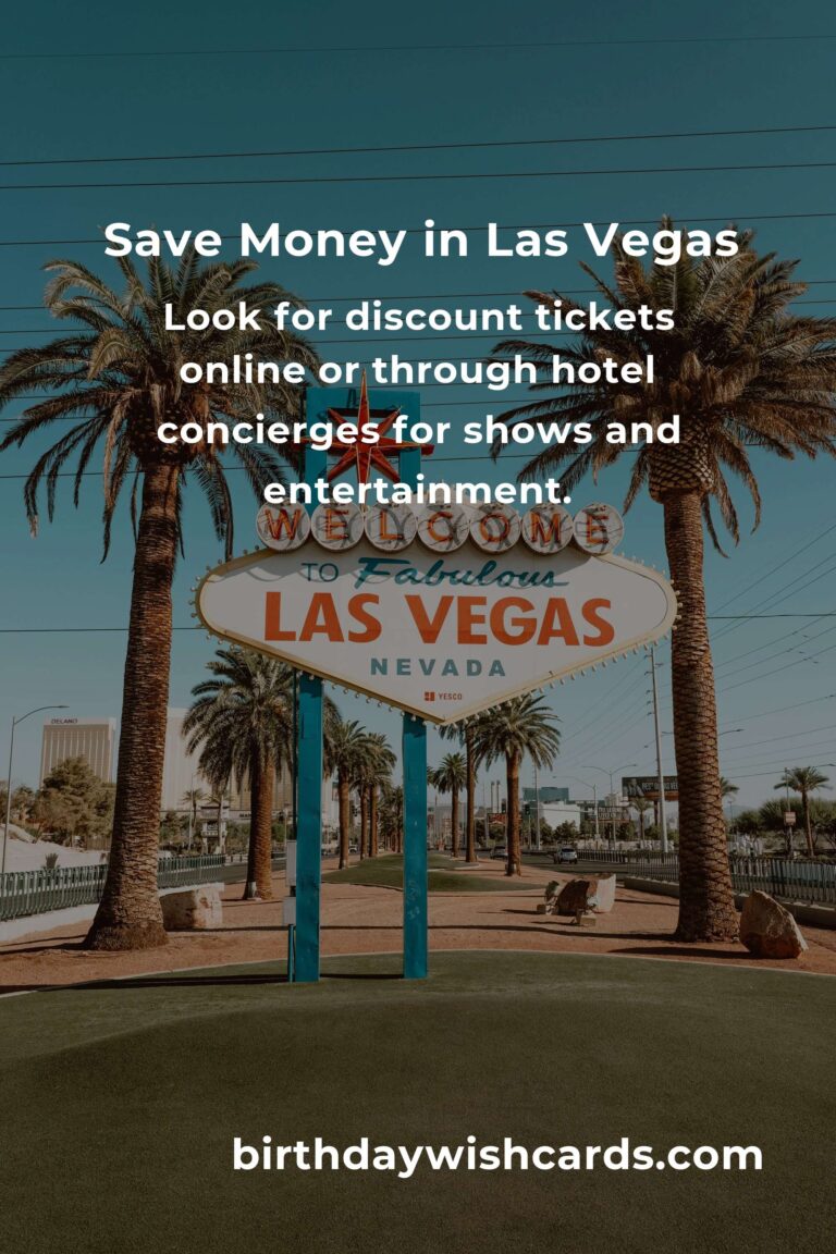 How to Save $5000 in Las Vegas on a Tight Budget