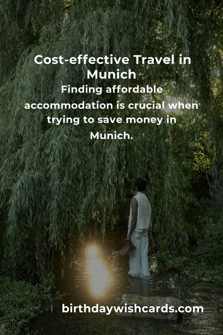 How to Save $5000 in Munich on a Tight Budget