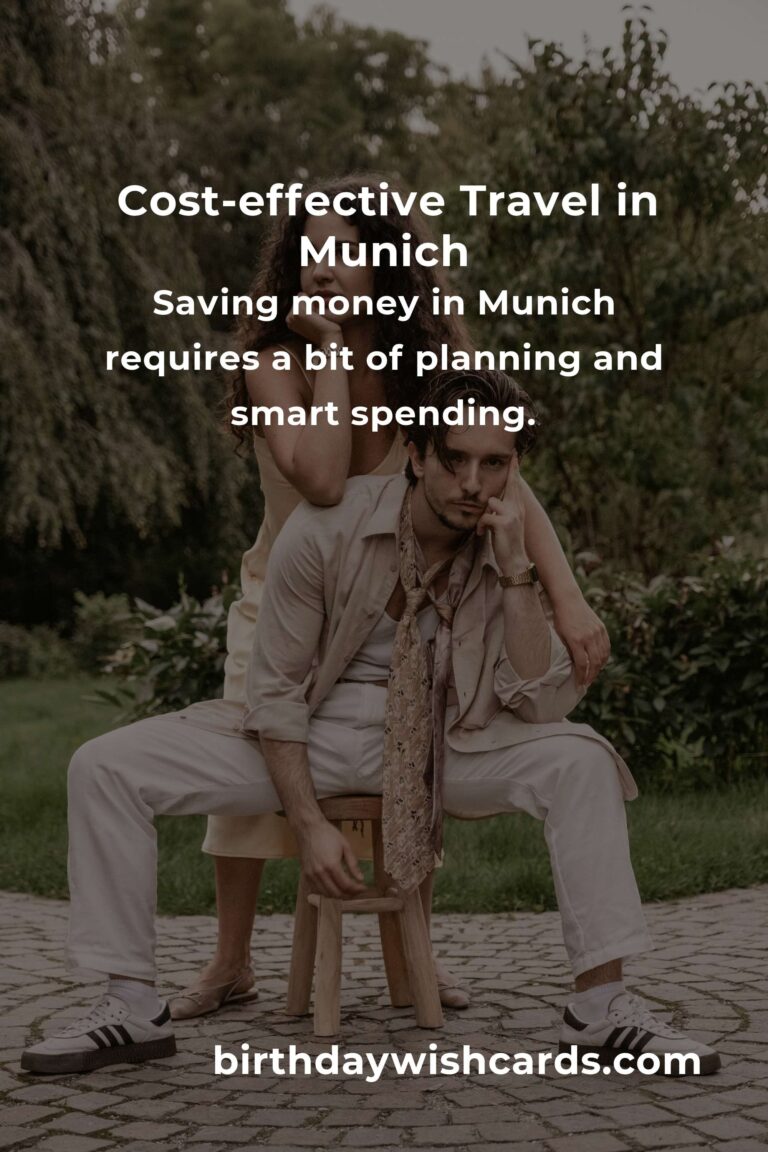 How to Save $5000 in Munich on a Tight Budget