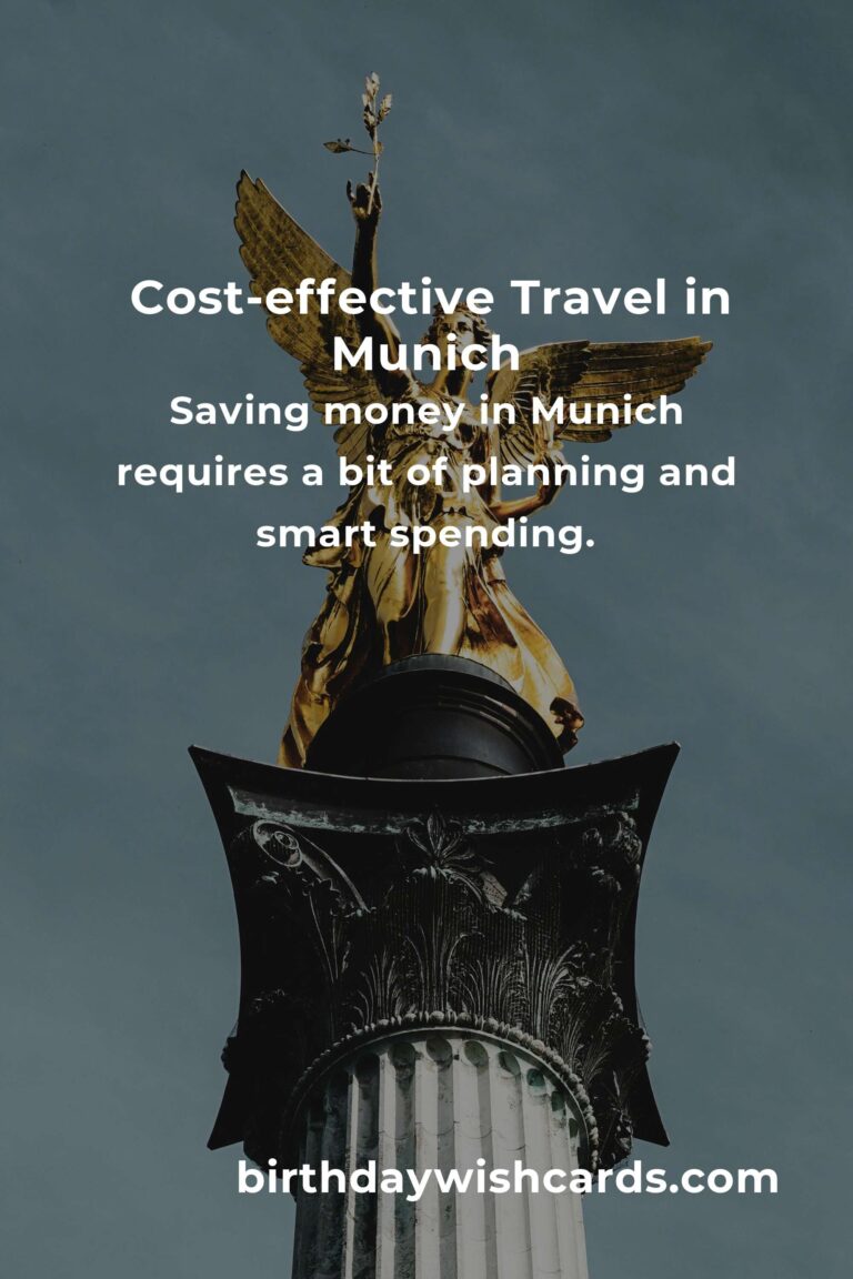 How to Save $5000 in Munich on a Tight Budget