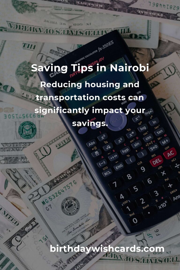How to Save $5000 in Nairobi on a Tight Budget: Practical Tips and Strategies