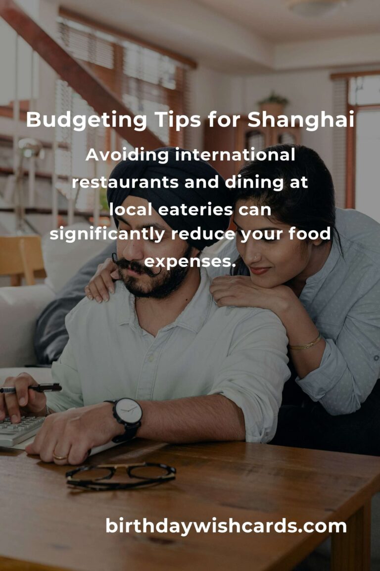 How to Save $5000 in Shanghai on a Tight Budget