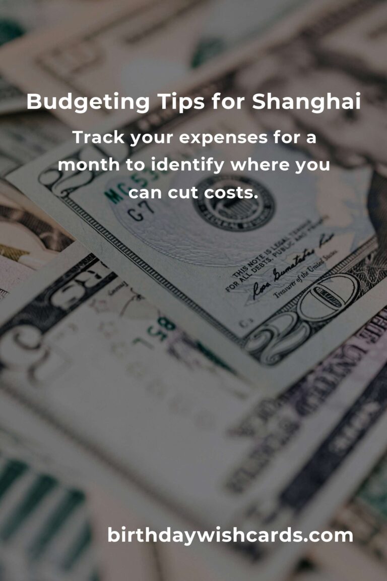 How to Save $5000 in Shanghai on a Tight Budget