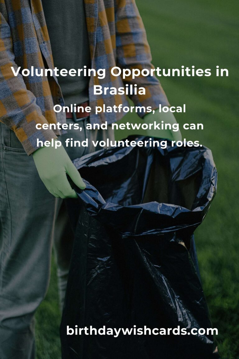 How to Start Volunteering in Brasilia: A Comprehensive Guide for Empty Nesters