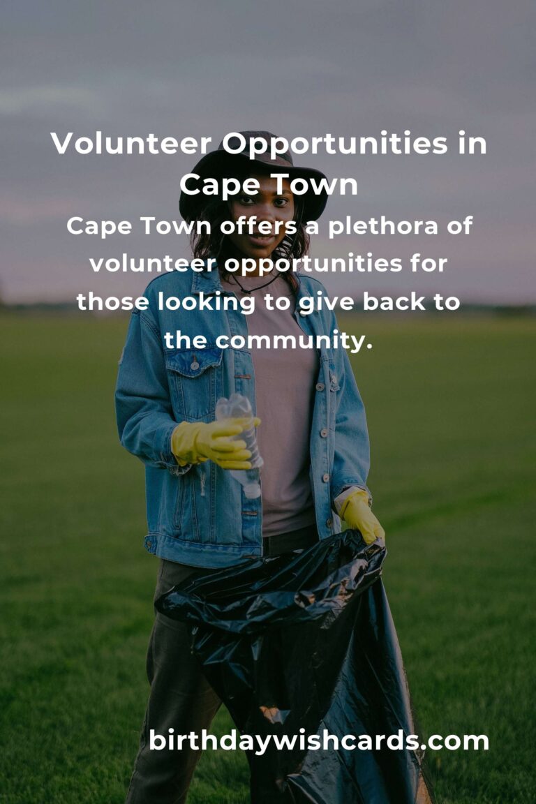 How to Start Volunteering in Cape Town: A Comprehensive Guide for First-Time Volunteers