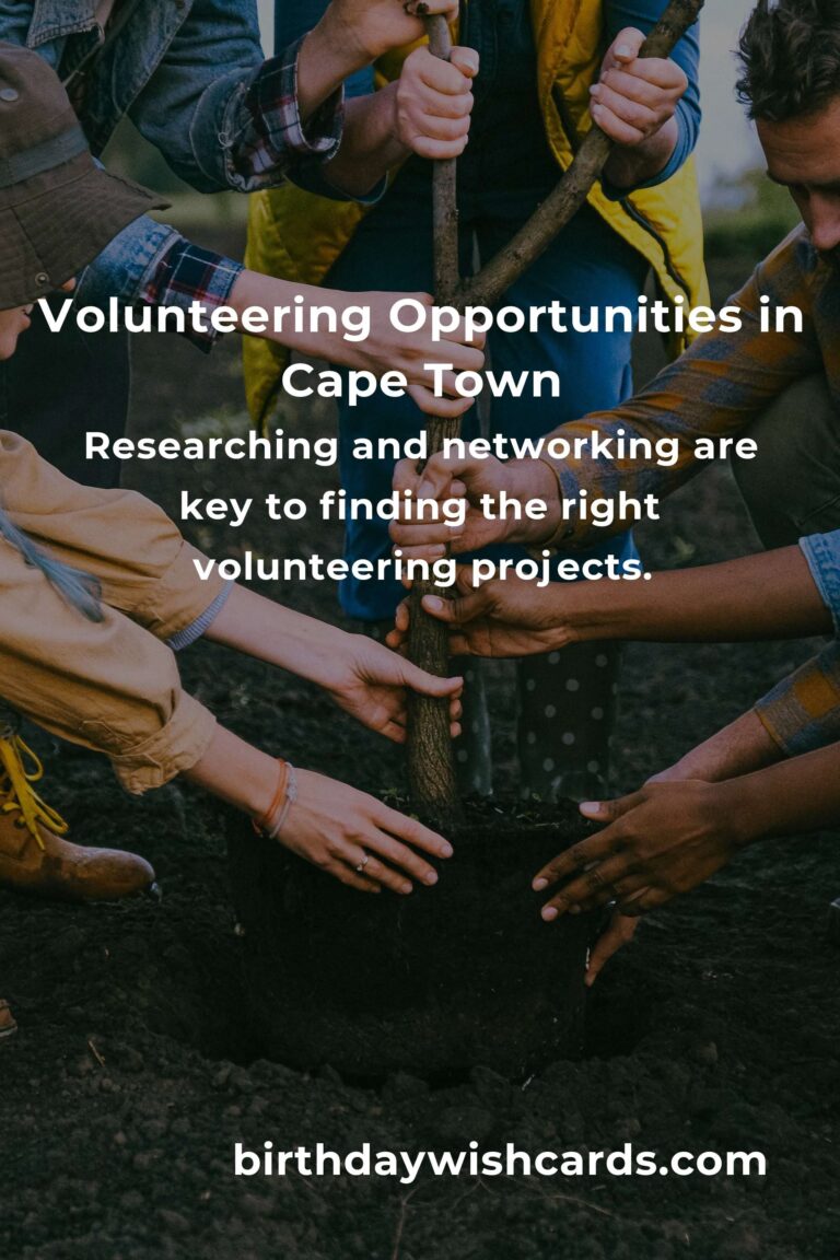 How to Start Volunteering in Cape Town: A Guide for Remote Workers