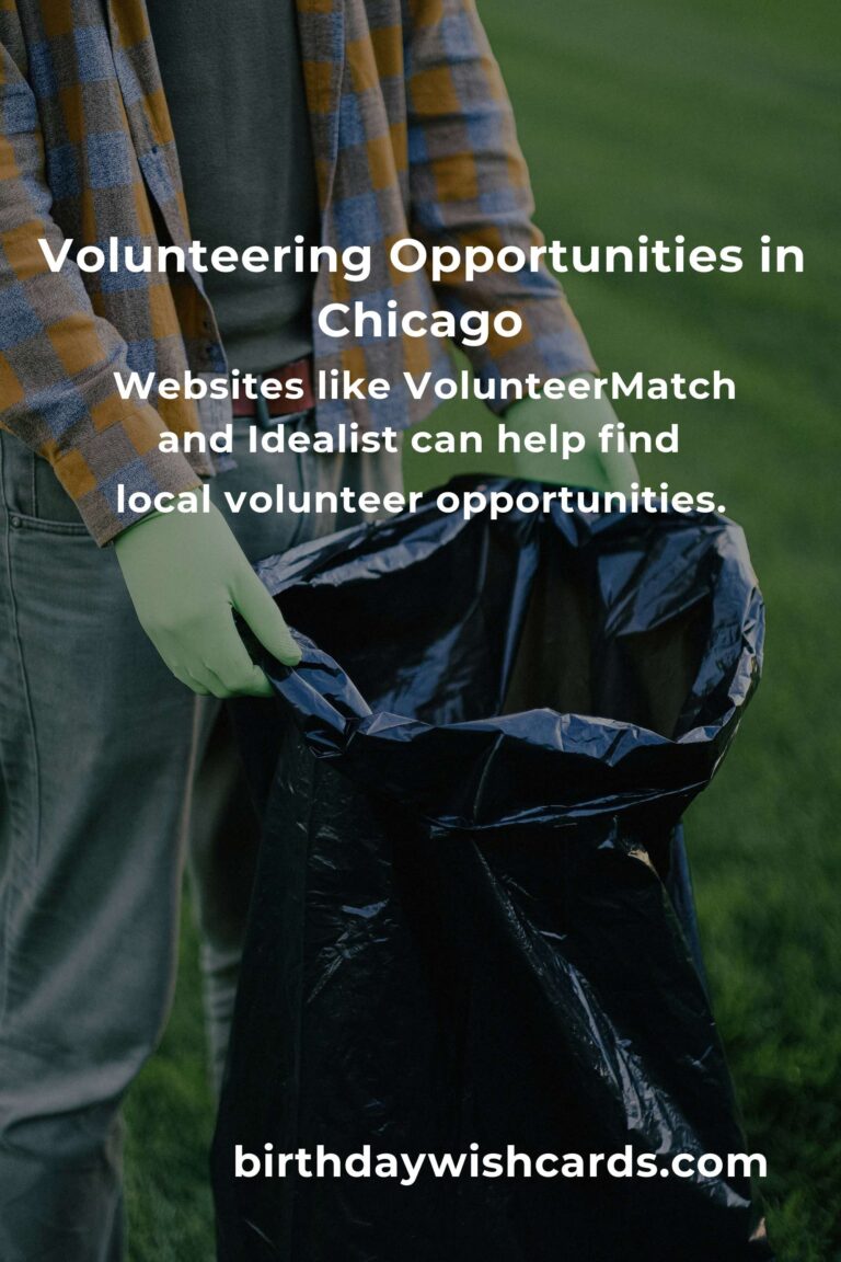 How to Start Volunteering in Chicago: A Comprehensive Guide for Empty Nesters
