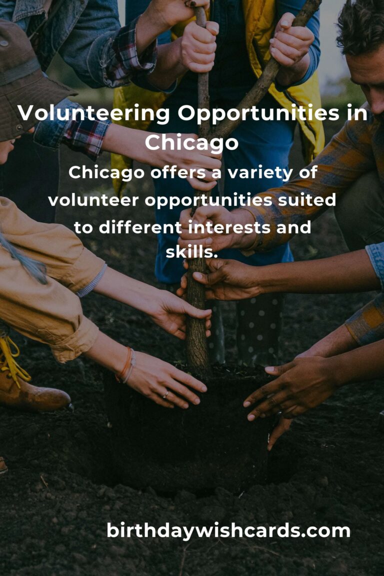 How to Start Volunteering in Chicago: A Comprehensive Guide for Empty Nesters
