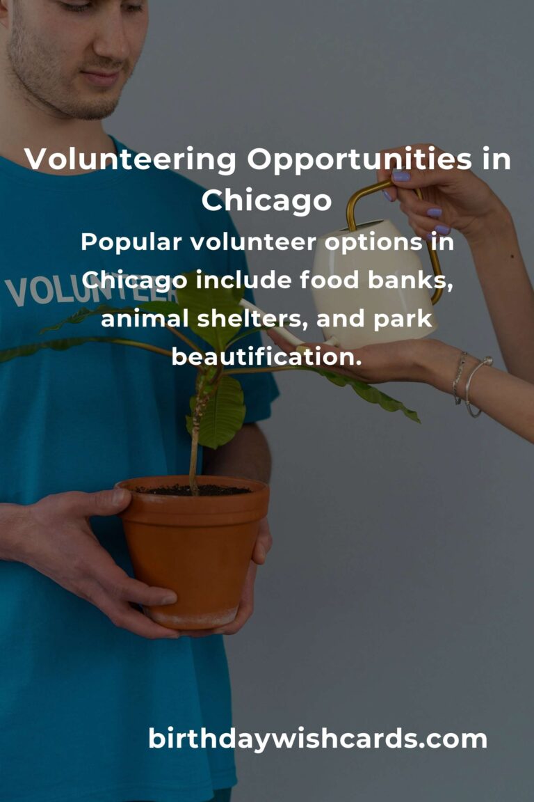 How to Start Volunteering in Chicago: A Comprehensive Guide for Empty Nesters