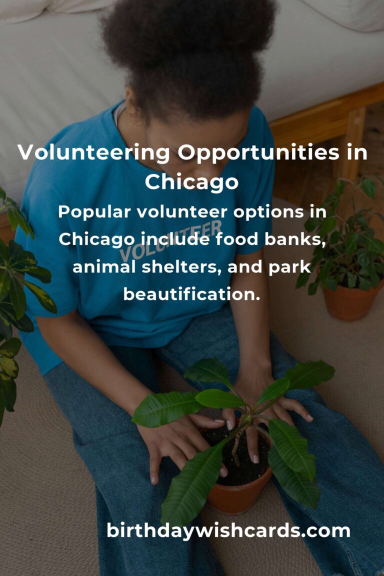 How to Start Volunteering in Chicago: A Comprehensive Guide for Empty Nesters