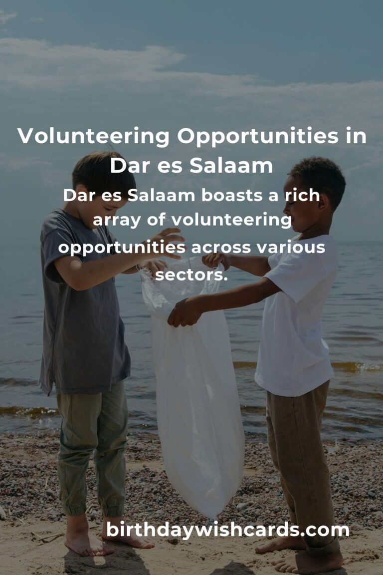 How to Start Volunteering in Dar es Salaam: Guide for Freelancers