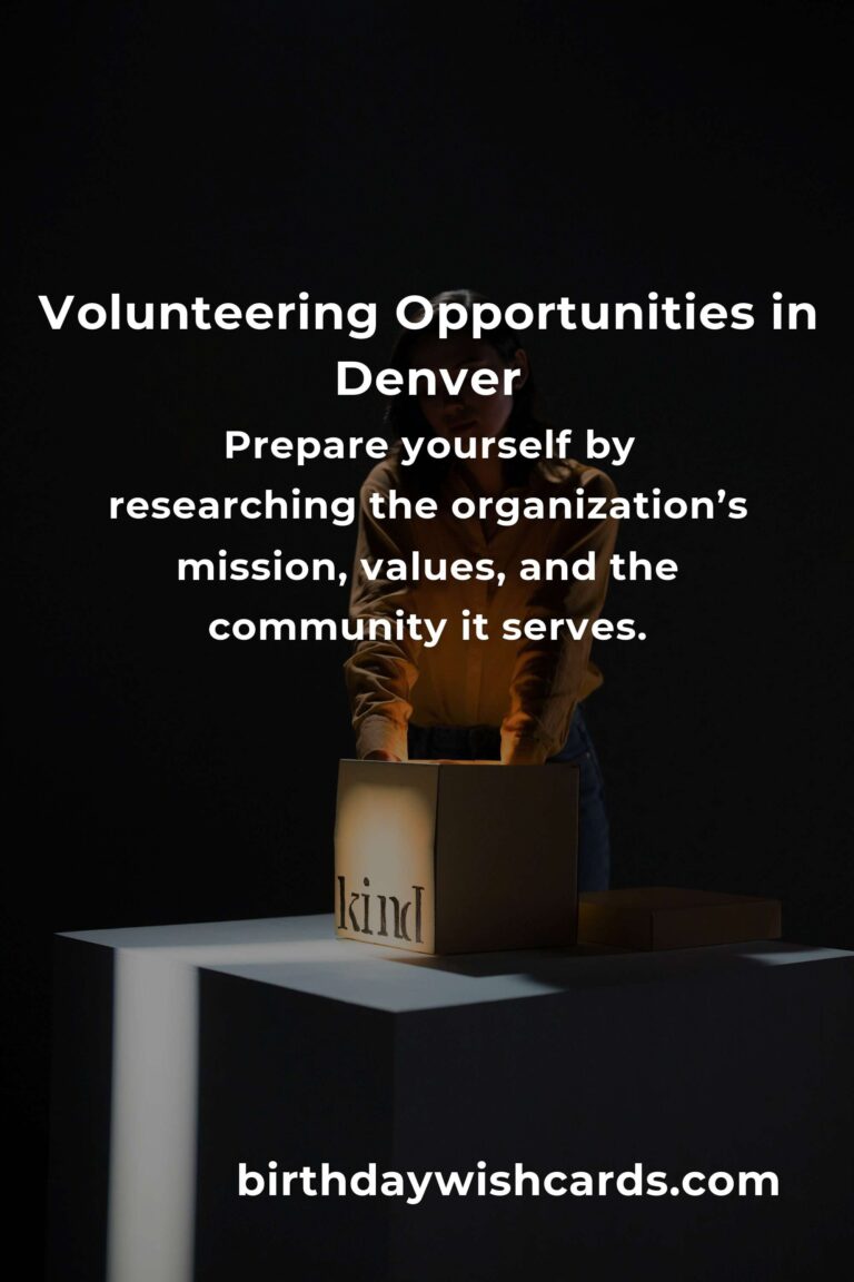 How to Start Volunteering in Denver: Guide for Professionals