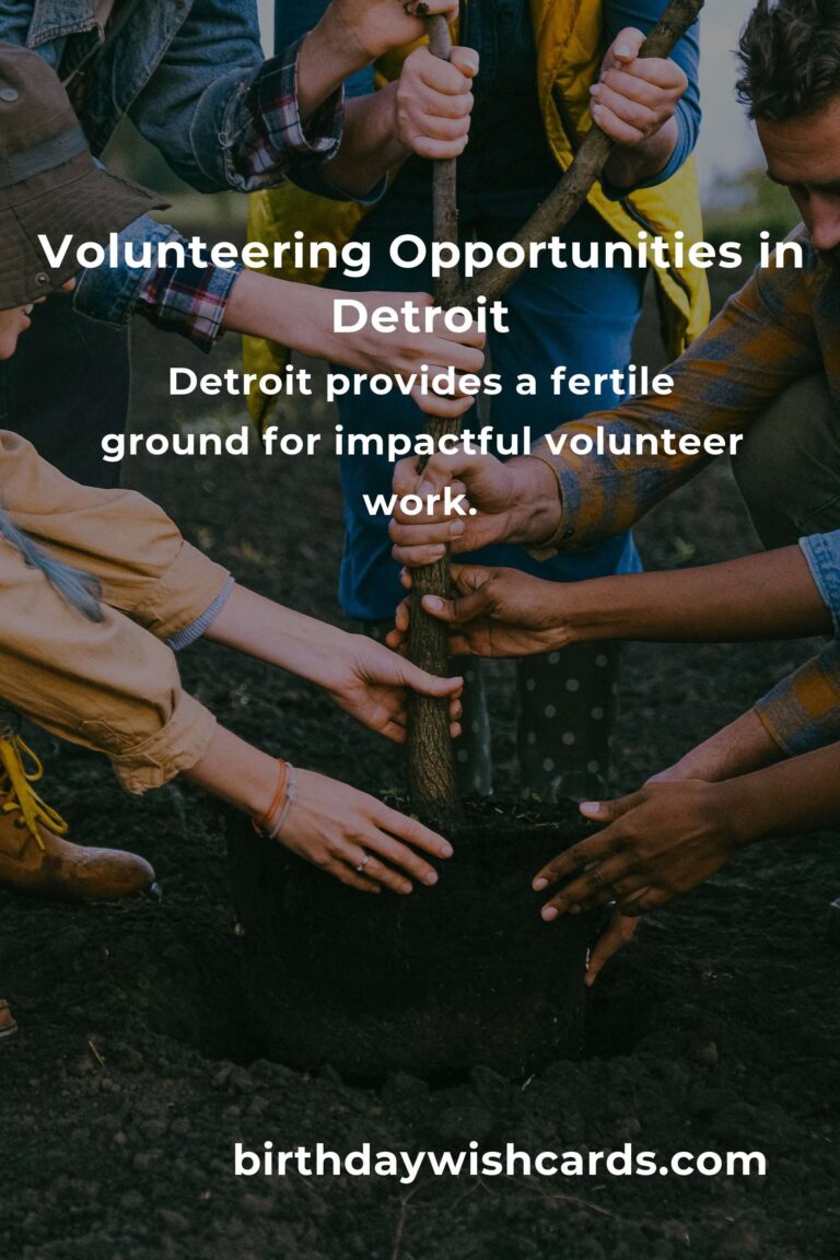 How to Start Volunteering in Detroit: A Guide for Entrepreneurs