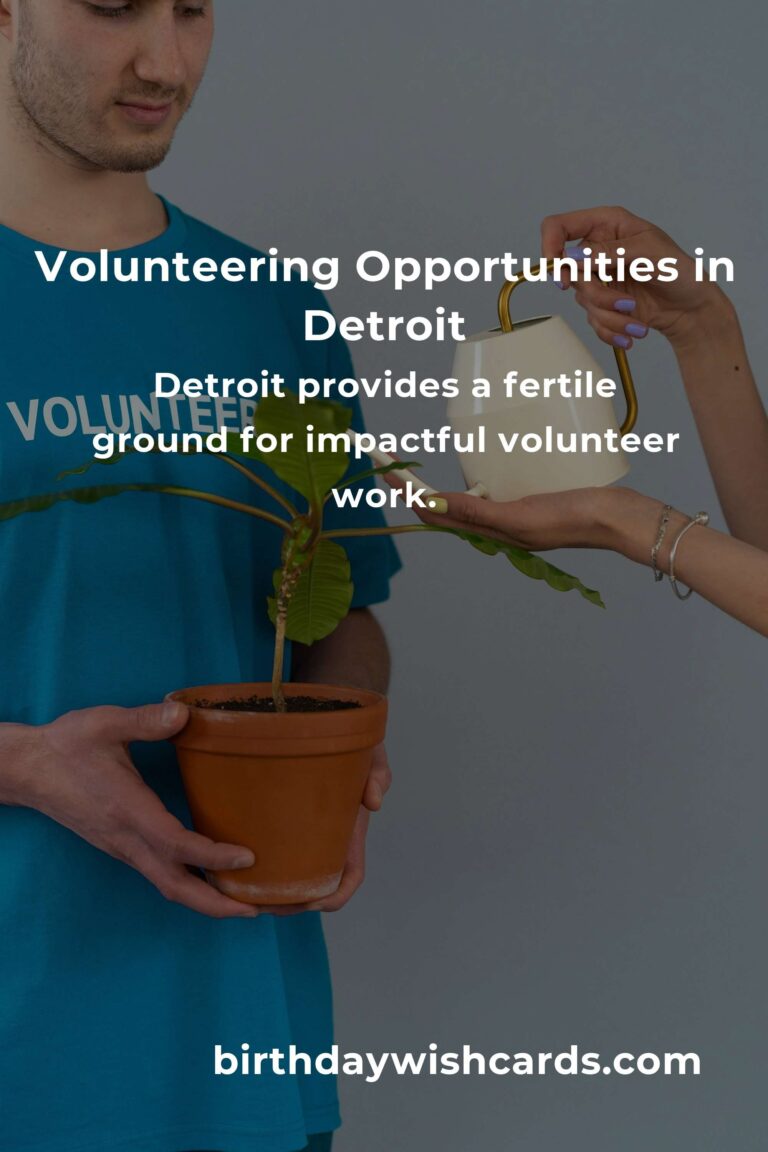How to Start Volunteering in Detroit: A Guide for Entrepreneurs