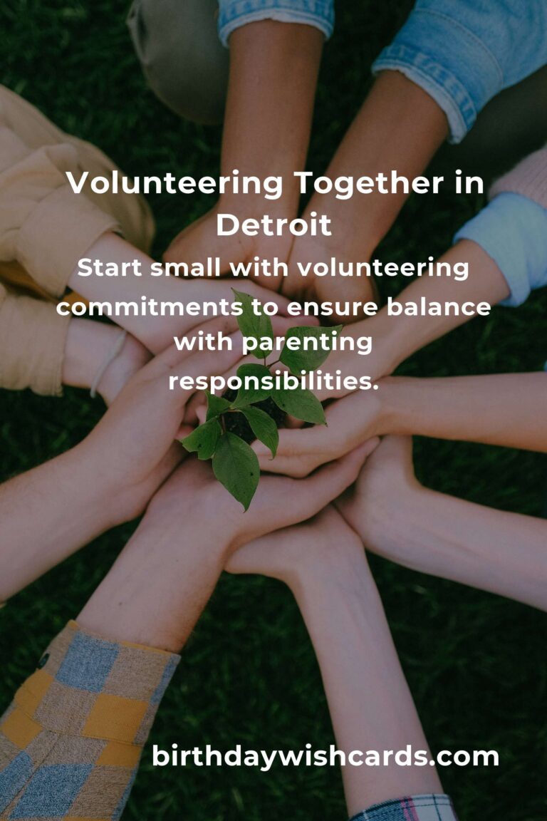 How to Start Volunteering in Detroit: A Heartfelt Guide for Single Parents