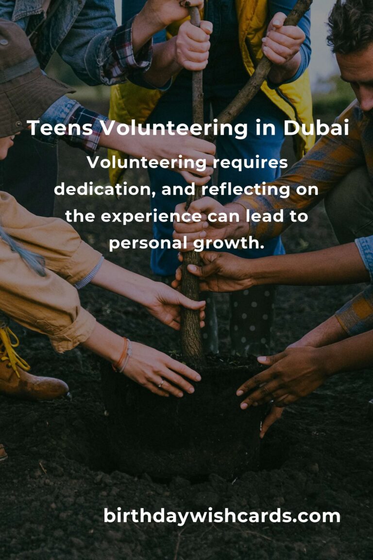How to Start Volunteering in Dubai: A Comprehensive Guide for Teens