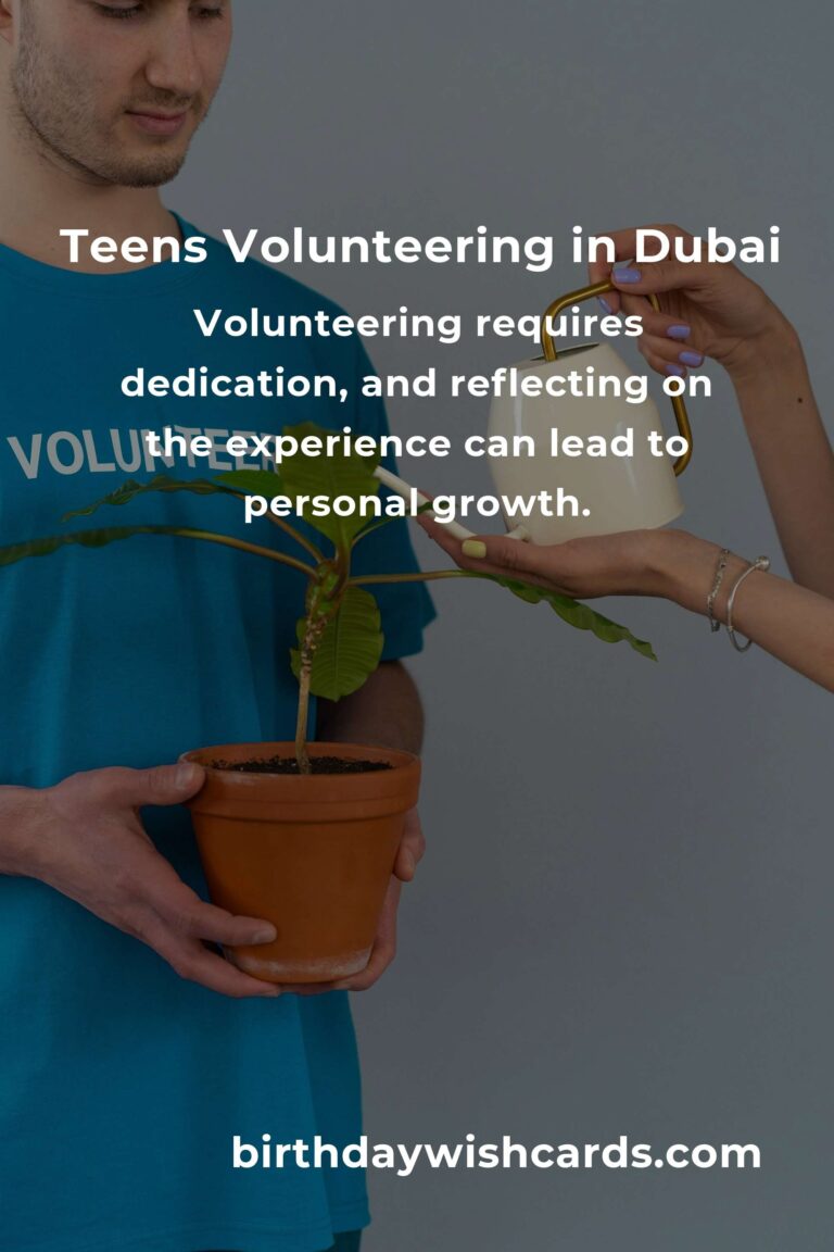 How to Start Volunteering in Dubai: A Comprehensive Guide for Teens
