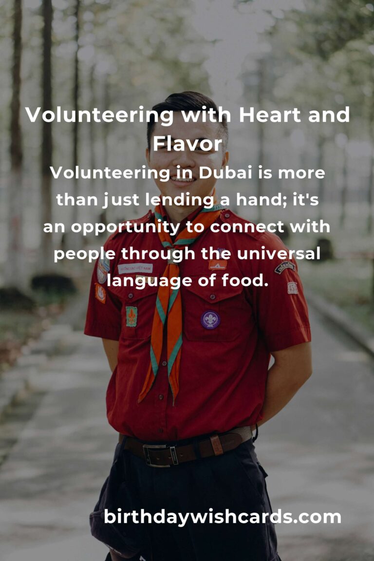 How to Start Volunteering in Dubai: A Food Lover's Journey