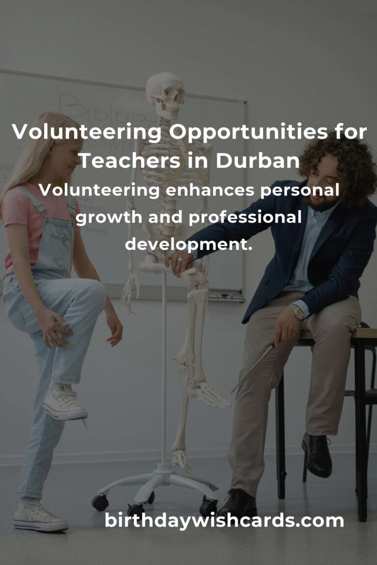 How to Start Volunteering in Durban: A Comprehensive Guide for Teachers