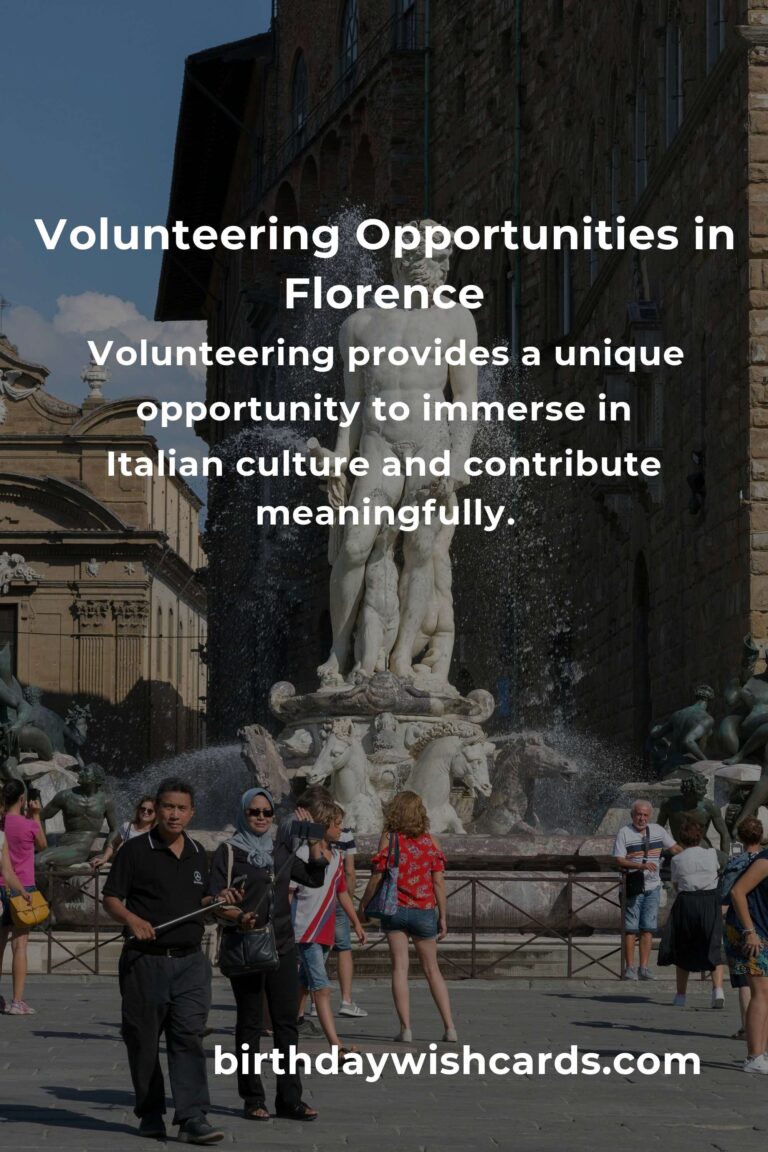 How to Start Volunteering in Florence: A Budget Traveler's Guide