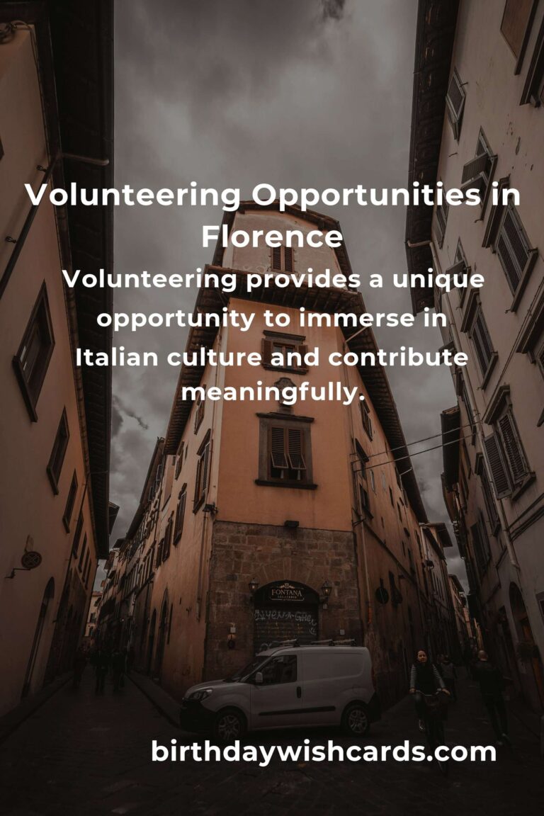 How to Start Volunteering in Florence: A Budget Traveler's Guide