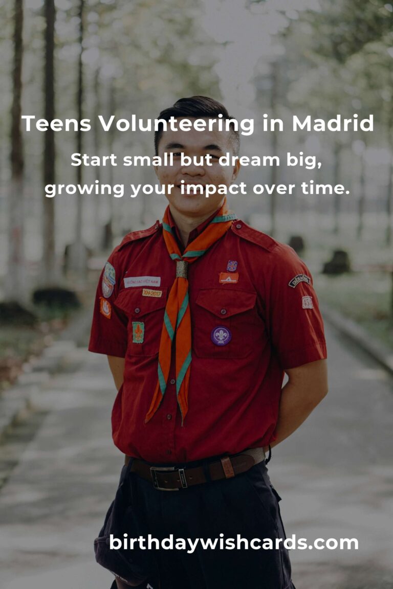 How to Start Volunteering in Madrid: A Teen’s Heartfelt Guide to Making a Difference