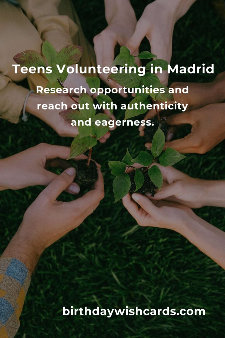 How to Start Volunteering in Madrid: A Teen's Heartfelt Guide to Making a Difference