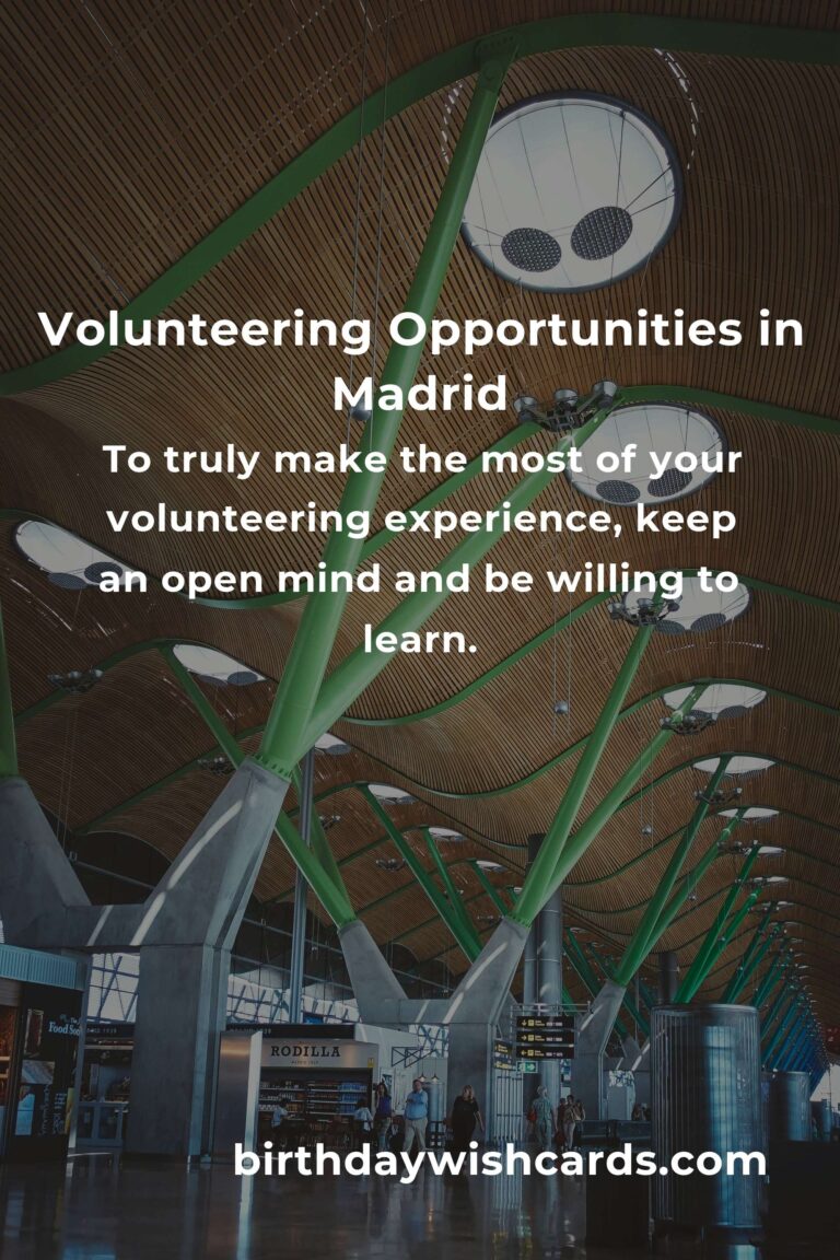 How to Start Volunteering in Madrid: Guide for Empty Nesters