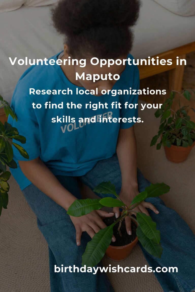 How to Start Volunteering in Maputo: A Comprehensive Guide for Retirees
