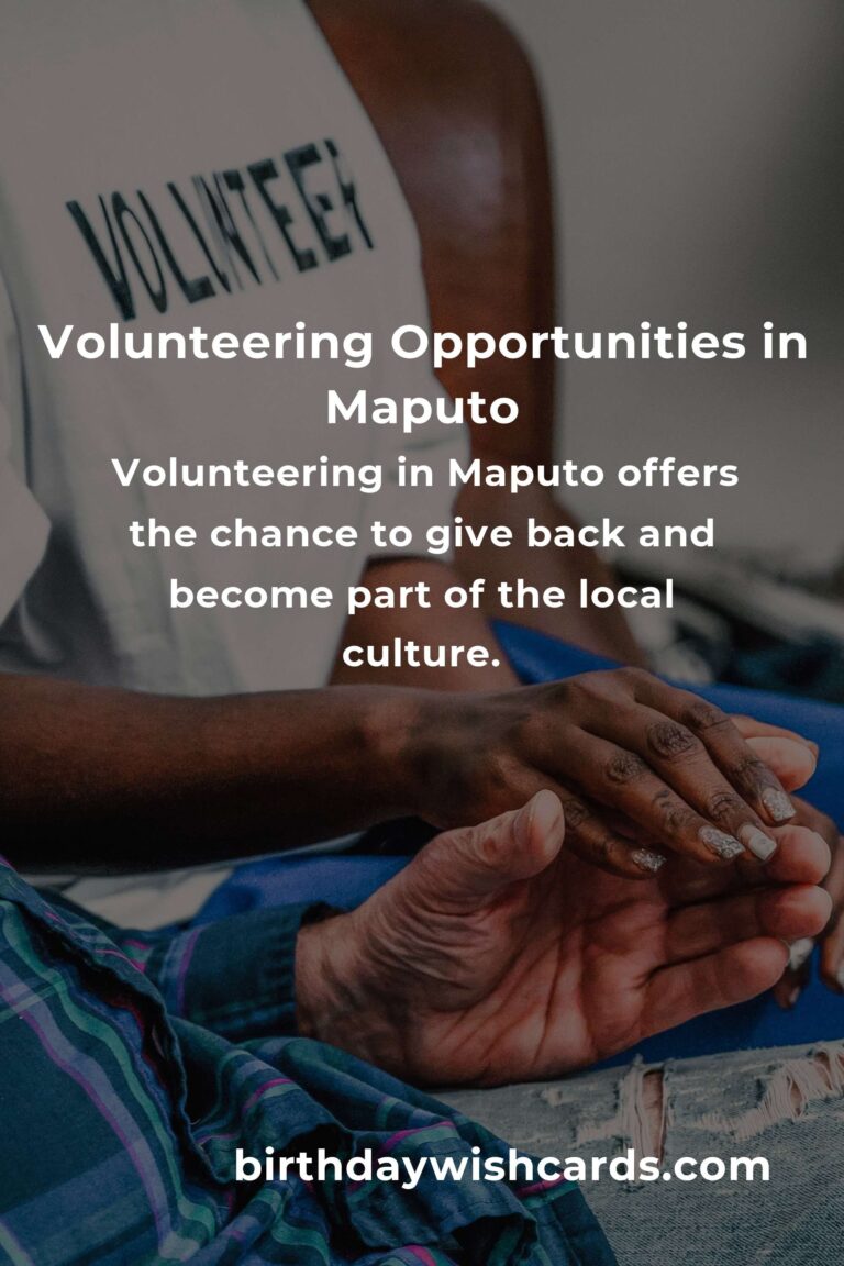 How to Start Volunteering in Maputo: A Comprehensive Guide for Retirees