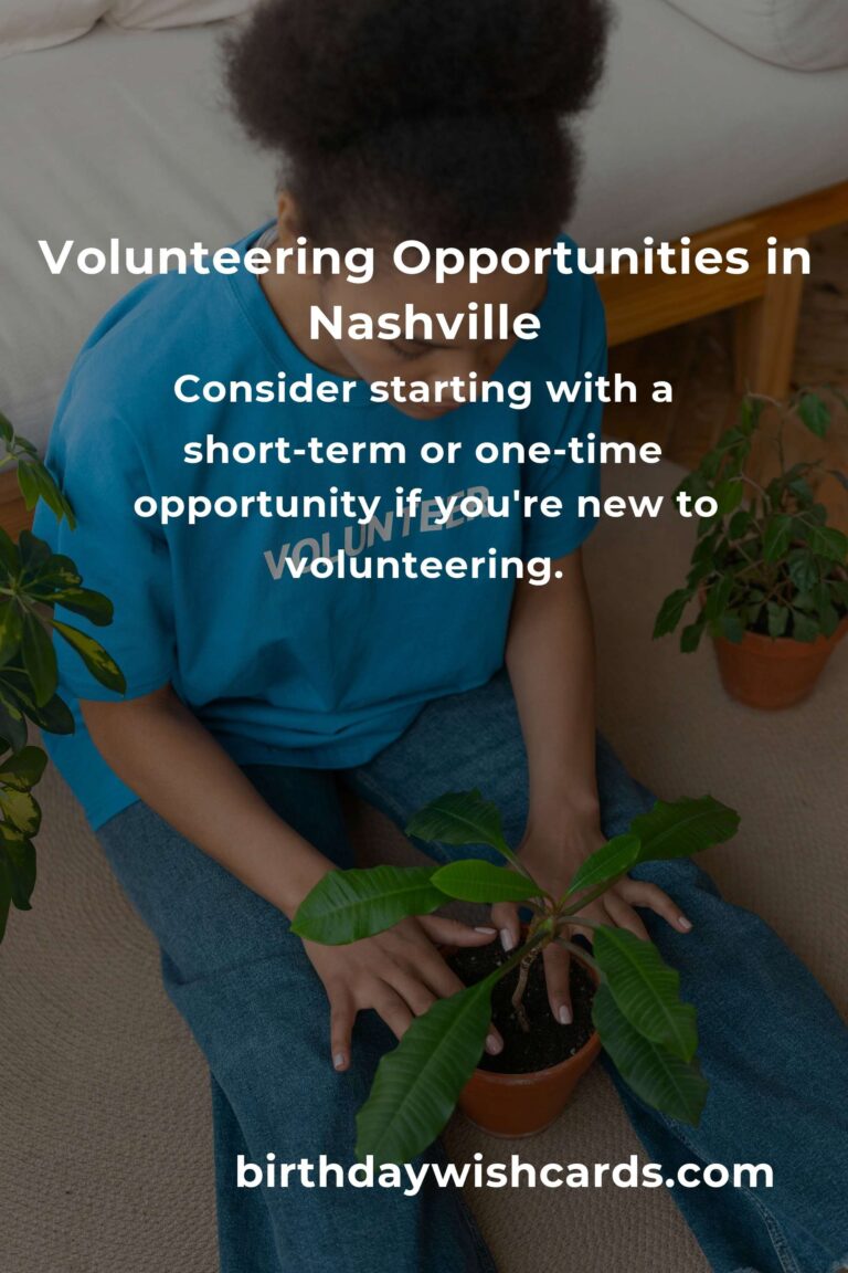 How to Start Volunteering in Nashville: A Guide for Empty Nesters