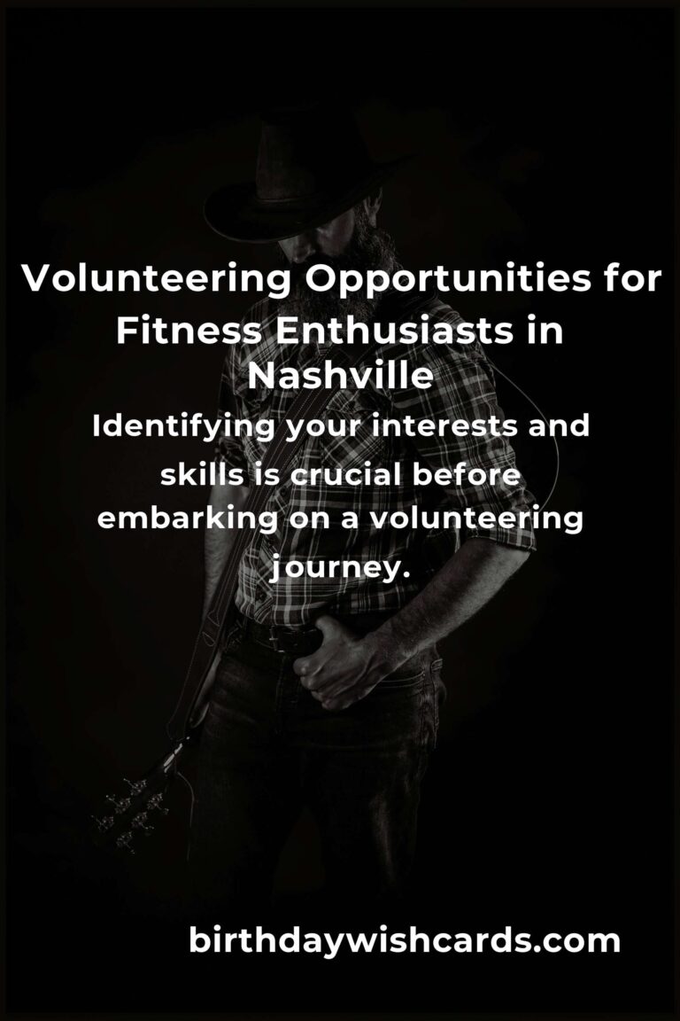 How to Start Volunteering in Nashville: A Guide for Fitness Enthusiasts