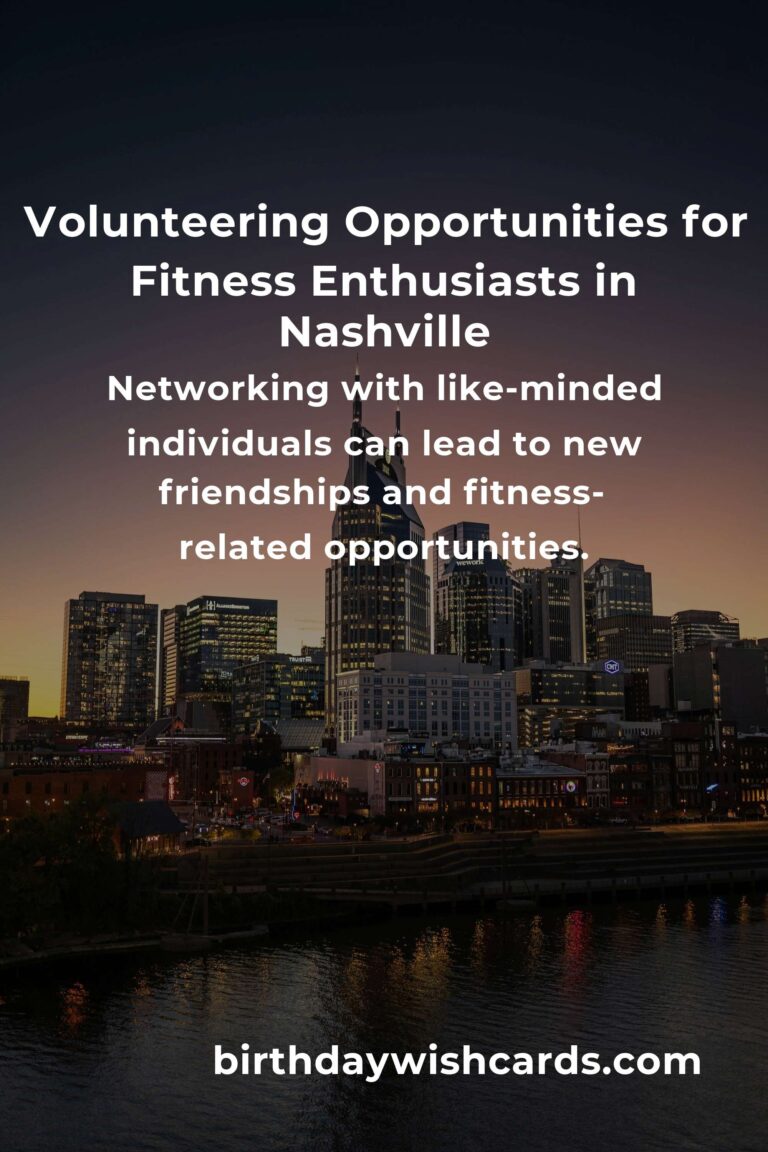 How to Start Volunteering in Nashville: A Guide for Fitness Enthusiasts