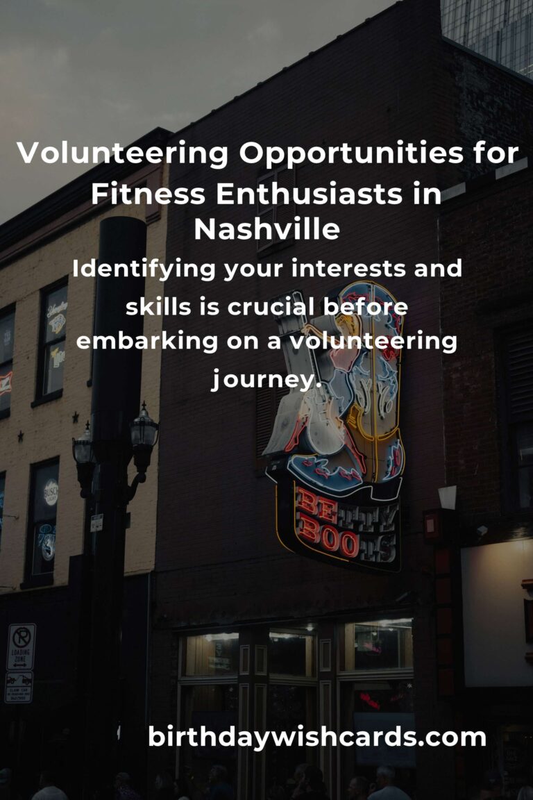 How to Start Volunteering in Nashville: A Guide for Fitness Enthusiasts