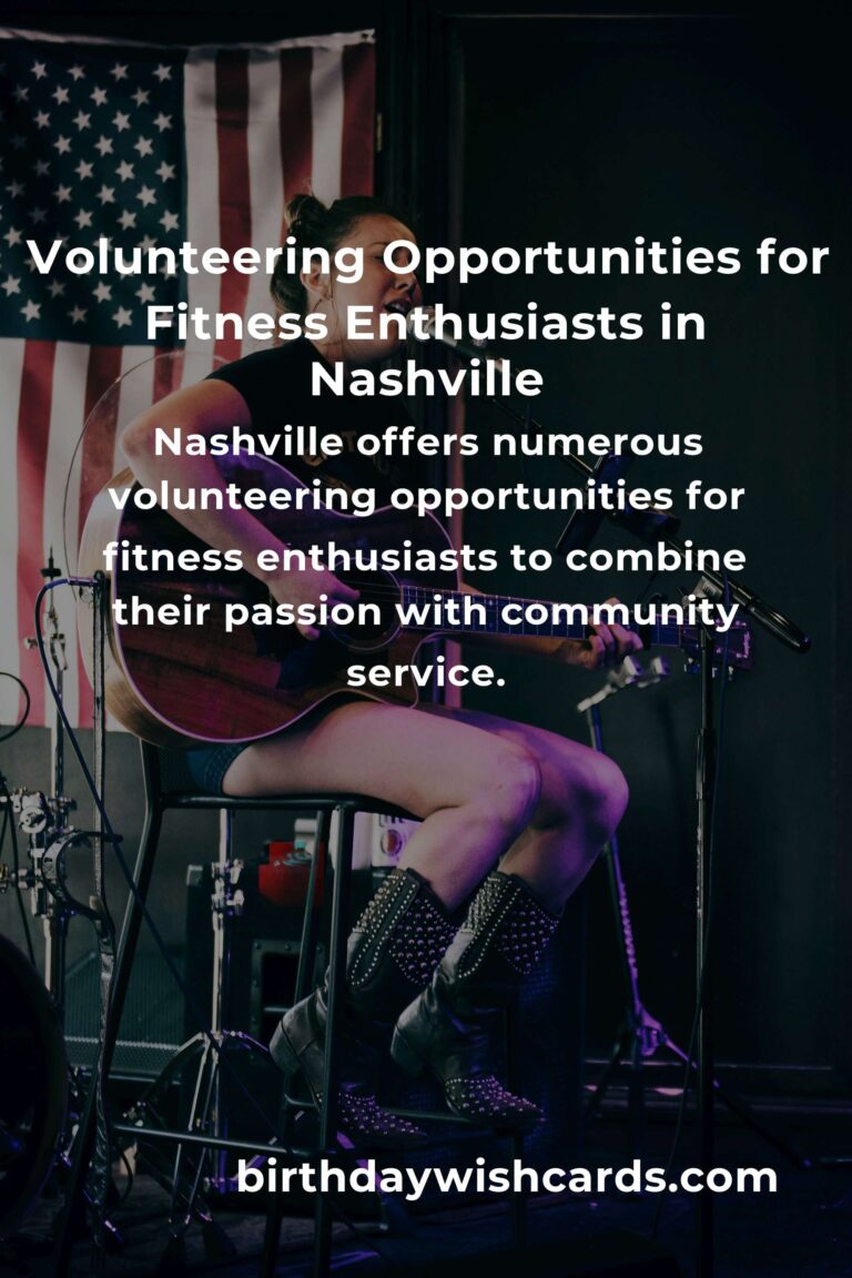 How to Start Volunteering in Nashville: A Guide for Fitness Enthusiasts