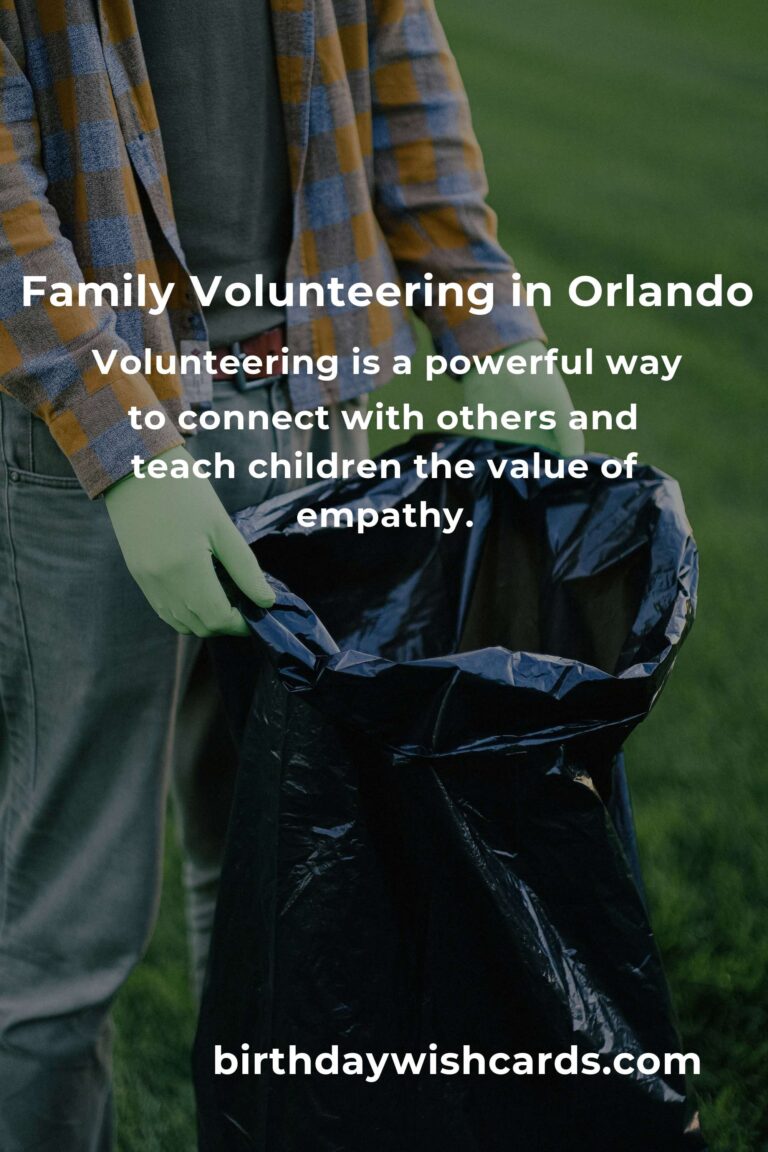How to Start Volunteering in Orlando: A Heartfelt Guide for Parents