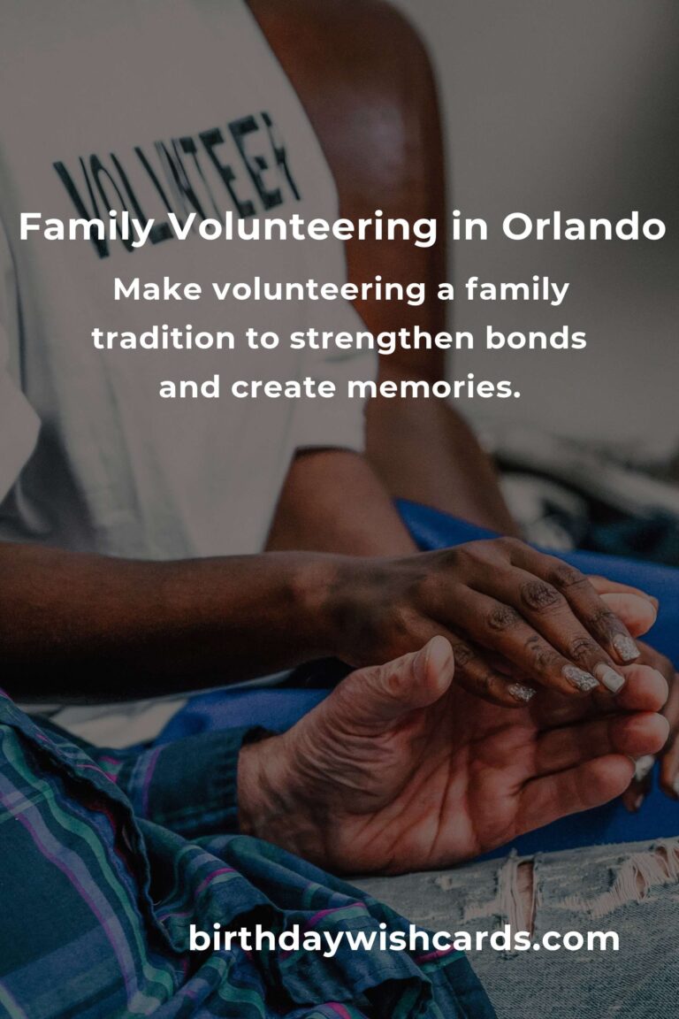 How to Start Volunteering in Orlando: A Heartfelt Guide for Parents